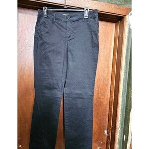 Gloria Vanderbilt Khaki Unltd Black Pants Womens 8